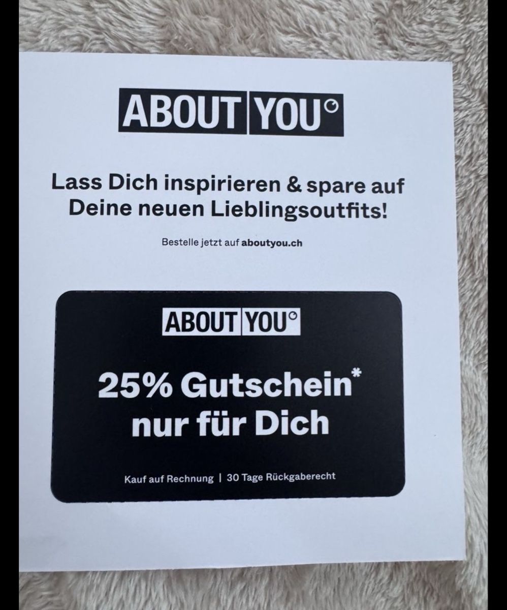 Gutscheine: About You 25% Rabatt – Neu und originalverpackt aus Sins von sum_lv6d