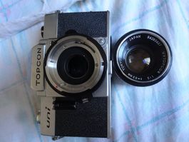 UNI TOPCON SPI REF ANTIK FILM KAMERAMIT LENS 53MM LÄÜFT