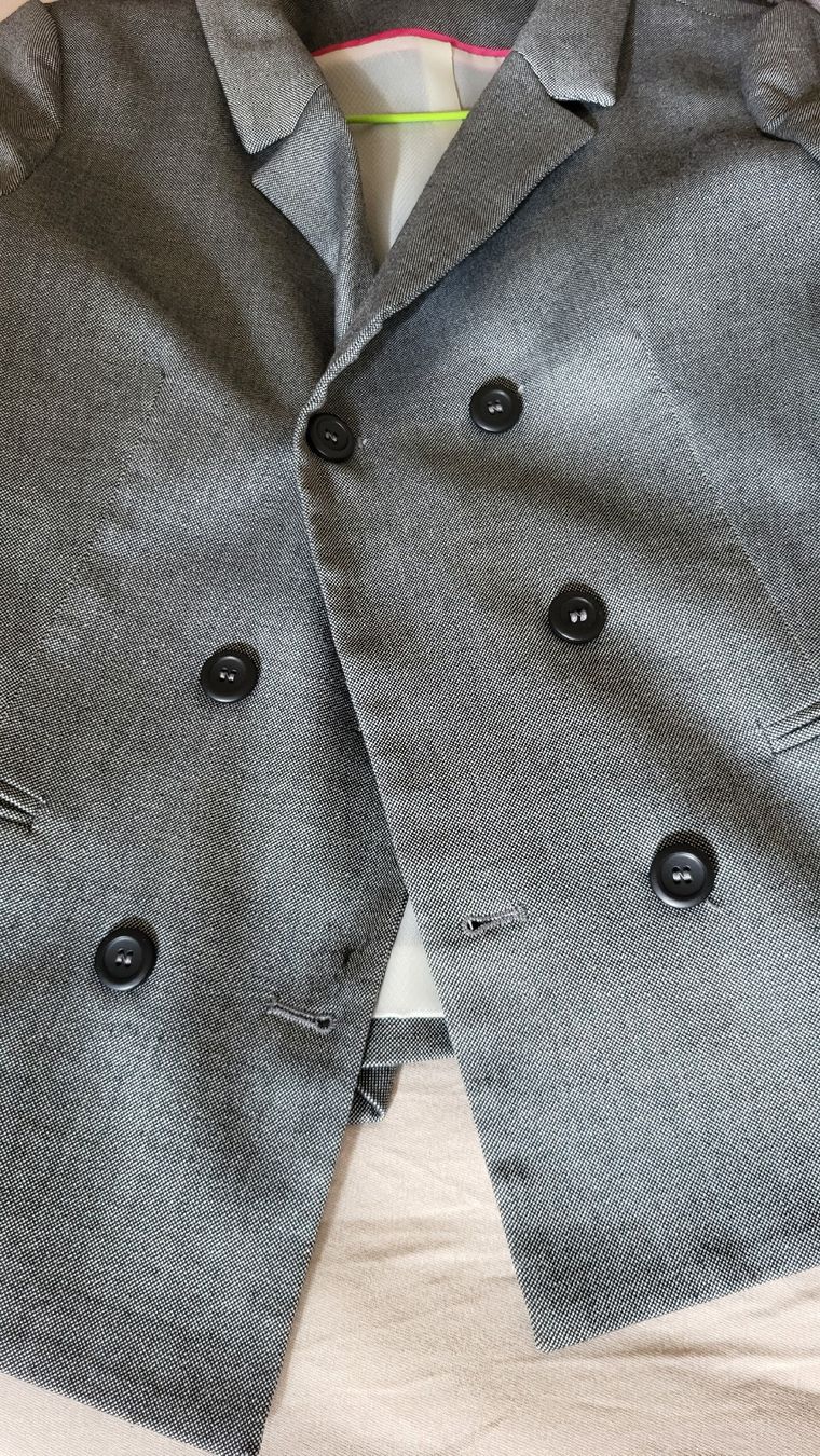 Benetton Giacche: Blazer gris Benetton  – Nuovo (secondo la descrizione) da Delémont venduto da Bigdog16 4