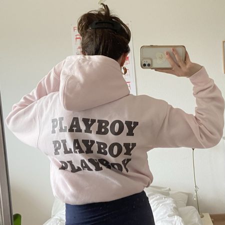 Playboy Kapuzenjacke rosa Grösse XXS mit Gebrauchsspuren