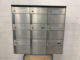 8-er Kehrer Alu Briefkasten Briefkastenanlage guter Zustand