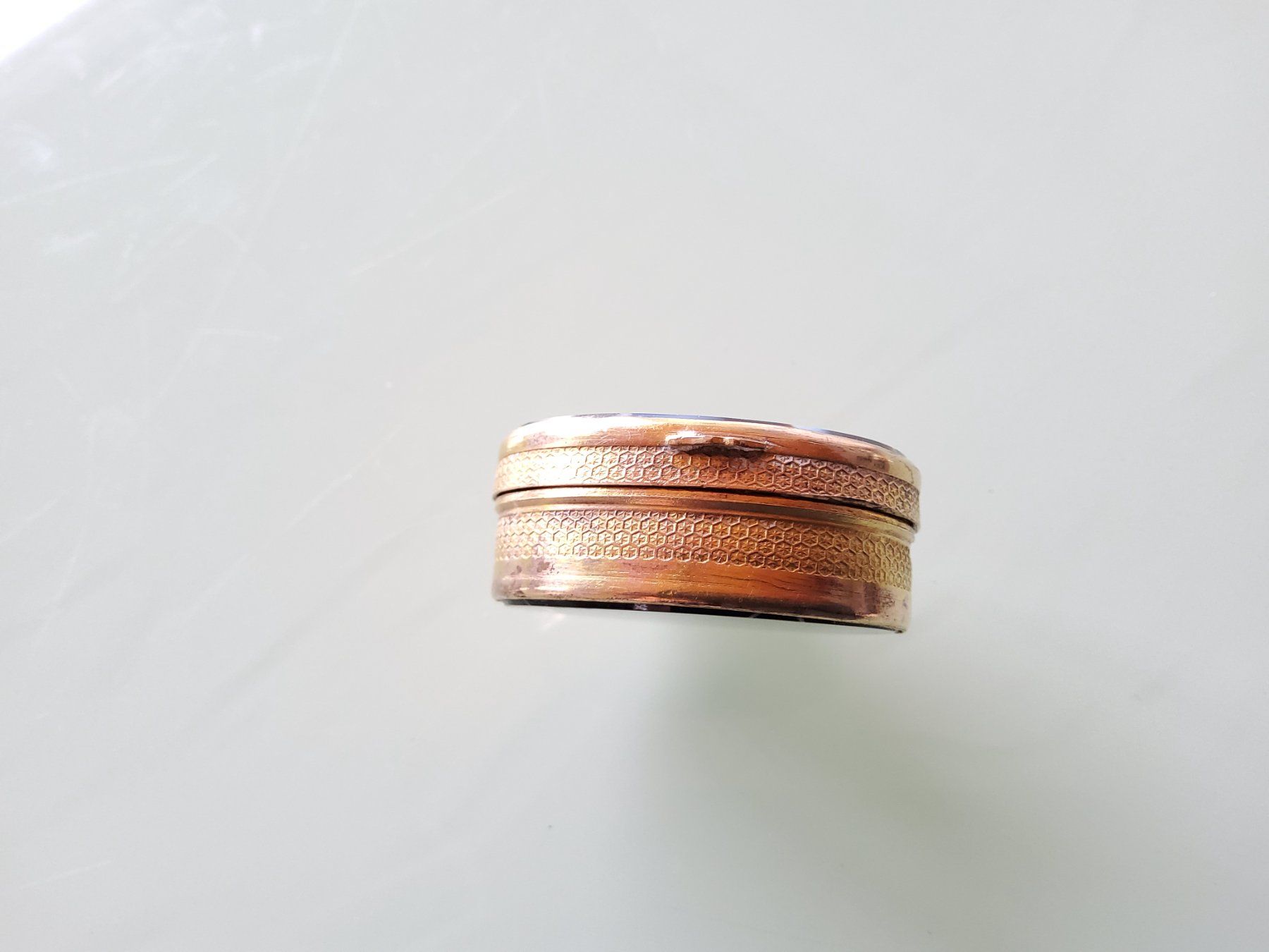 Barattoli: Ancienne petite boite ovale avec agathe  – Usato da Malleray venduto da Broc-Mo 8