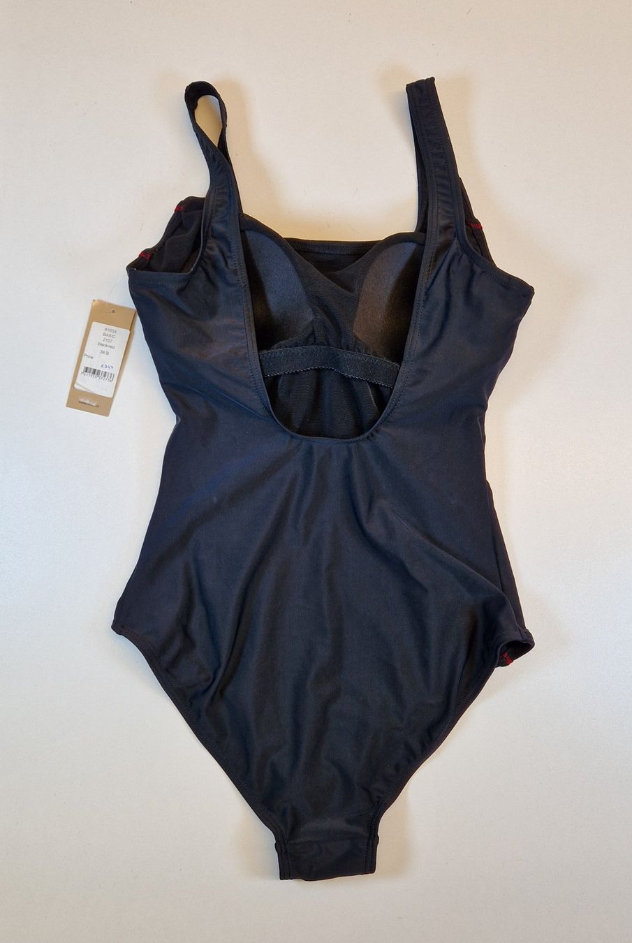 Lahco Costumi da bagno & Bikini: Badehose Damen 38B Lahco Basic Black Red / Rabatt 50% - 70%! – Nuovo e nell'imballaggio originale da Braunau venduto da Brand-Store 5