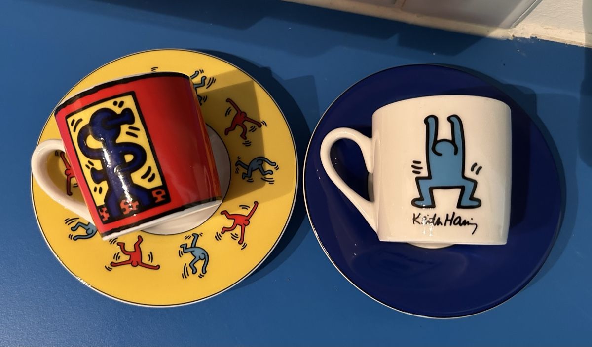 Tasses: 2 Espresso Tassen Keith Haring  – D'occasion à Bülach par larson27 4