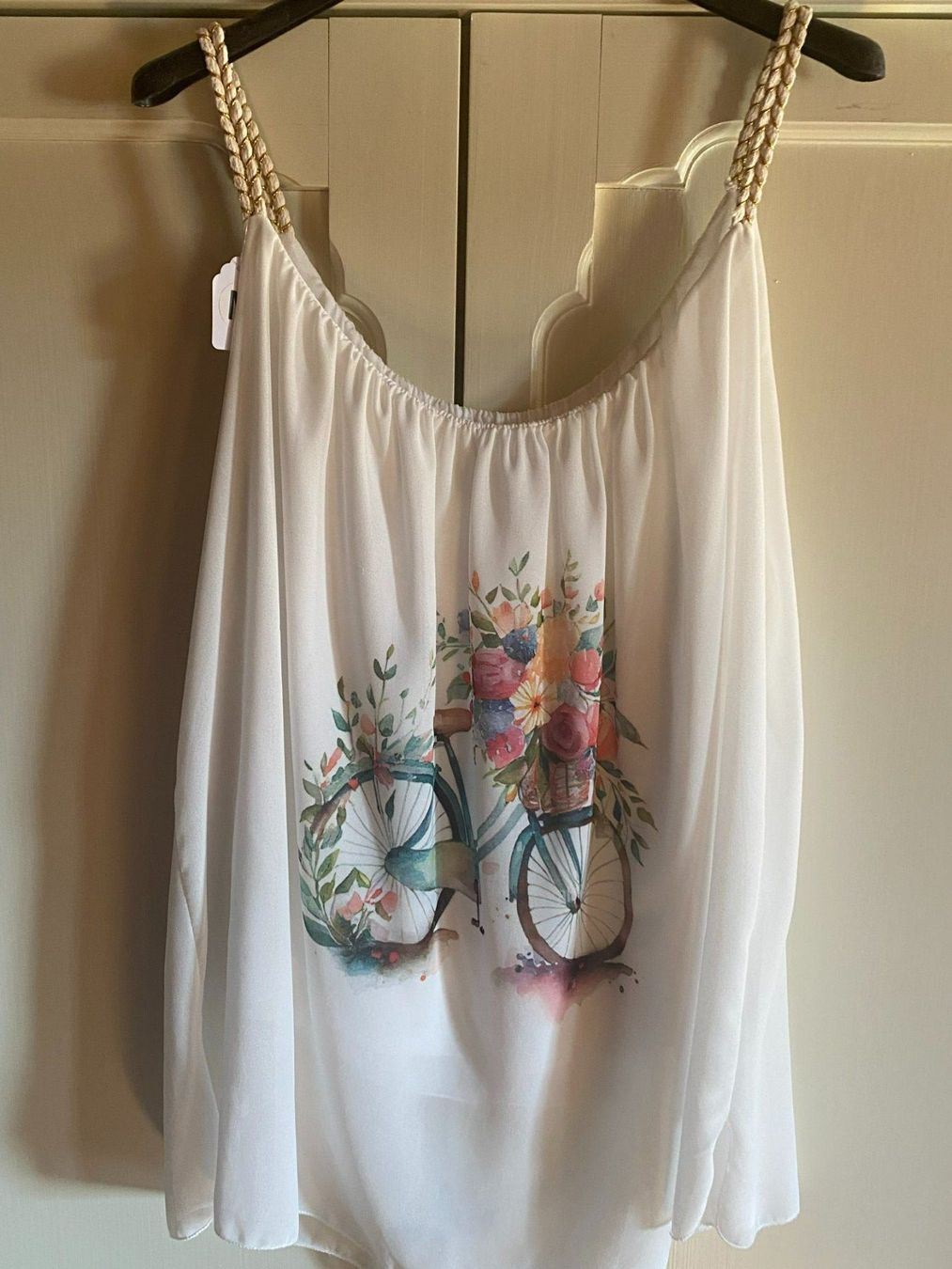 Top: TRÄGER TOP -DAMEN,FRÜHLING – Nuovo e nell'imballaggio originale da Meienried venduto da ManuelaBoutique 4