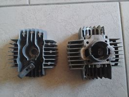 Zylinder und Zylinderkopf zu Puch E50 Motor gebraucht.