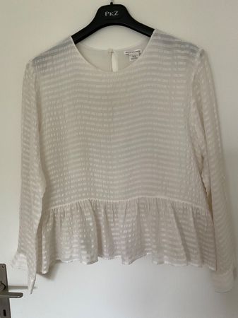 CLUB MONACO Seiden Bluse Gr M NEUWERTIG