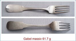 Gabel massiv 61.7 g