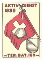 Militär - 2. WK - Aktiv-Dienst 1939 - TER.BAT.182