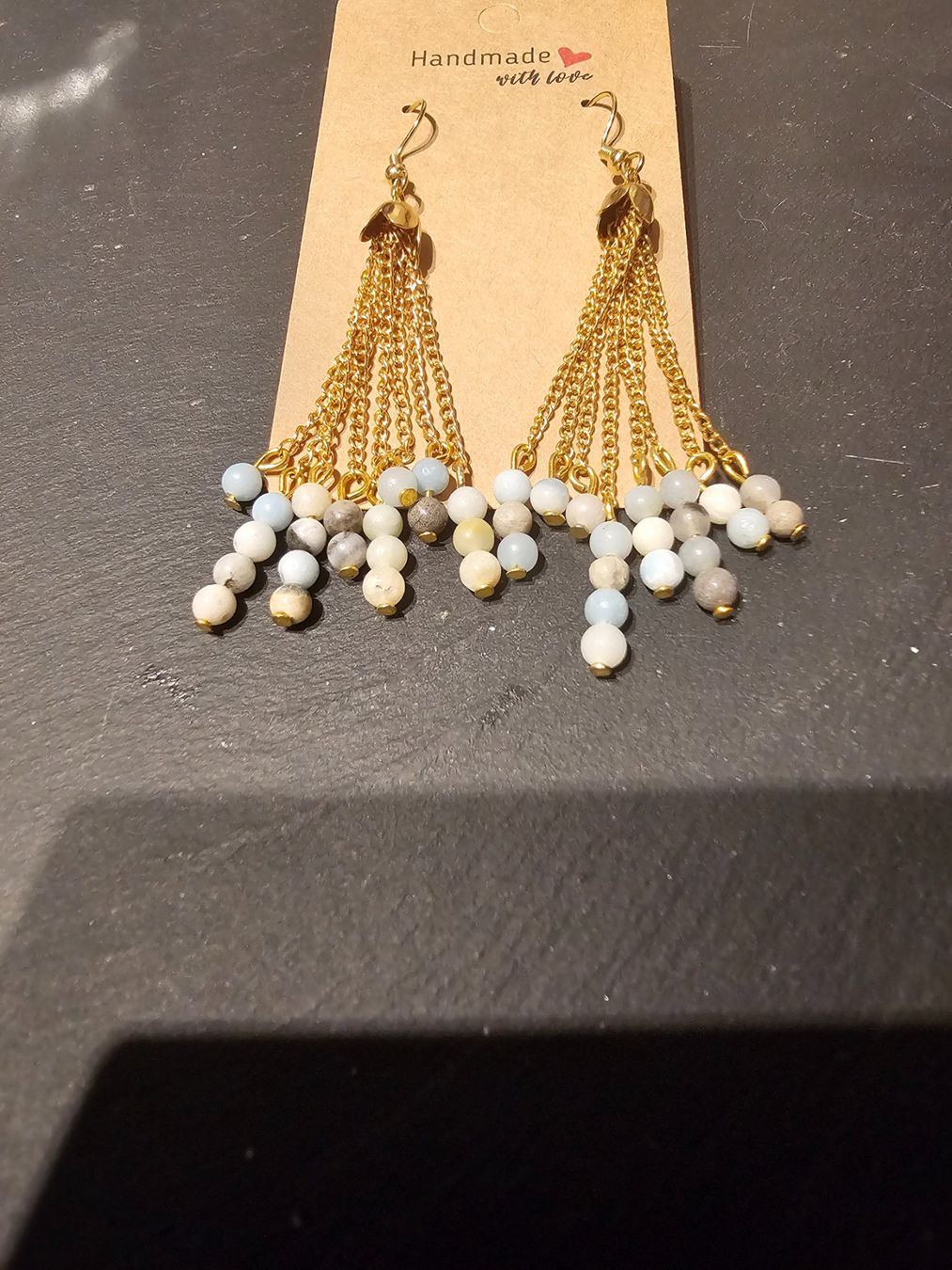 Boucles d'oreille: Ohrhänger mit Amazonit – Neuf (Voir description) à Aarberg par Fischkeller