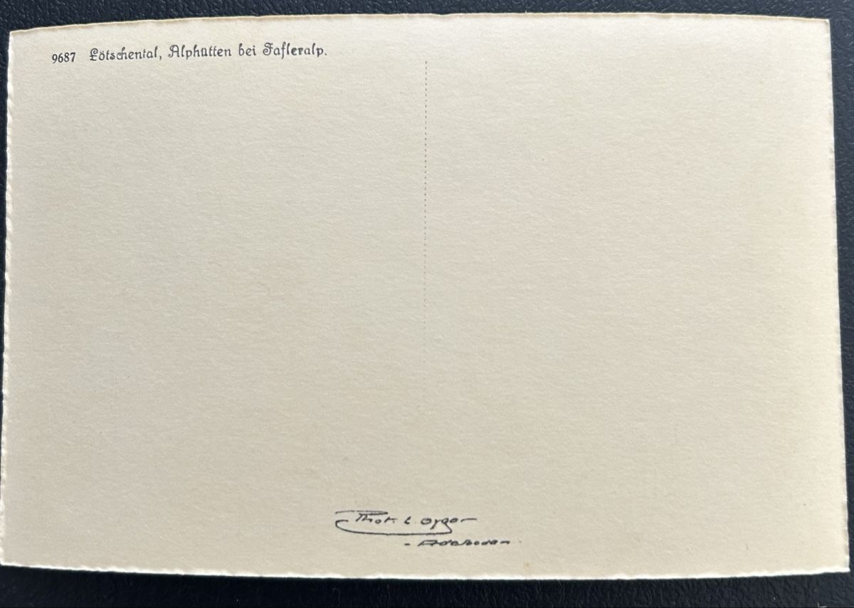 Cartoline postali: Alphütten im Lötschental  – Usato da Horw venduto da Tellbub 1