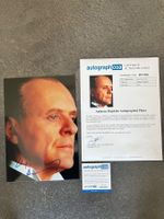 ANTHONY HOPKINS original Autogramm / Grossfoto / COA