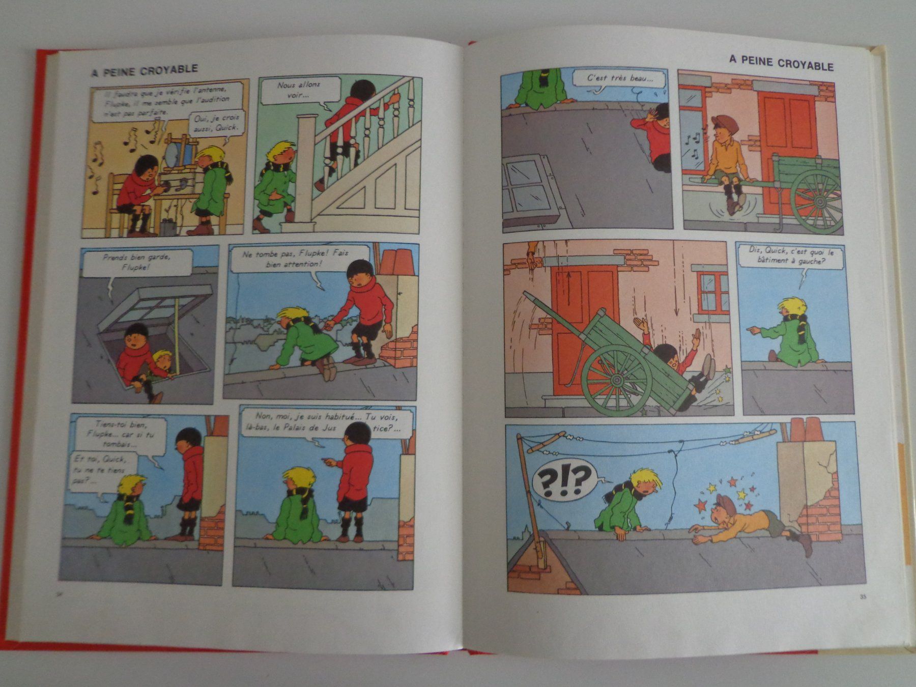 BD: BD Hergé , Les exploits de Quick et Flupke, recueil 6 – D'occasion à Le Locle par aou_rf8w 2