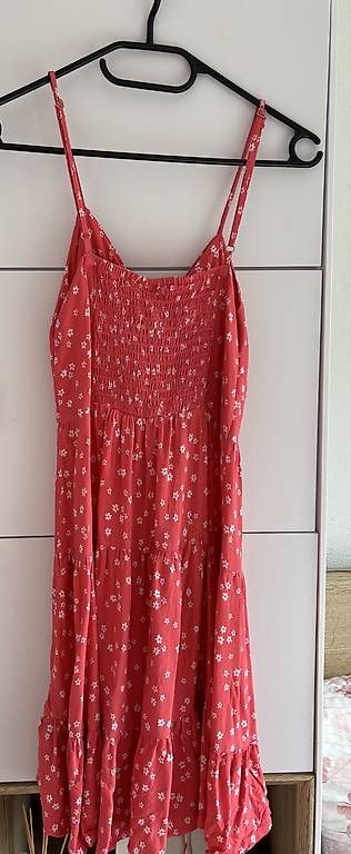 Vestiti: rotes Sommerkleid mit Schleife – Usato da Chur venduto da gio_6rlp 1