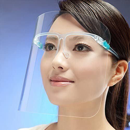 Gesichtsschutzschild Mit Augenschutz – Spuckschutz Face-Shield, 28x20cm, Wiederverwendbar