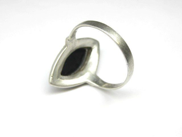 Anelli: Antik Ring Silber 925 Onyx Markasiten Gr. 58.5 – Usato da Ermatingen venduto da Decovin 3