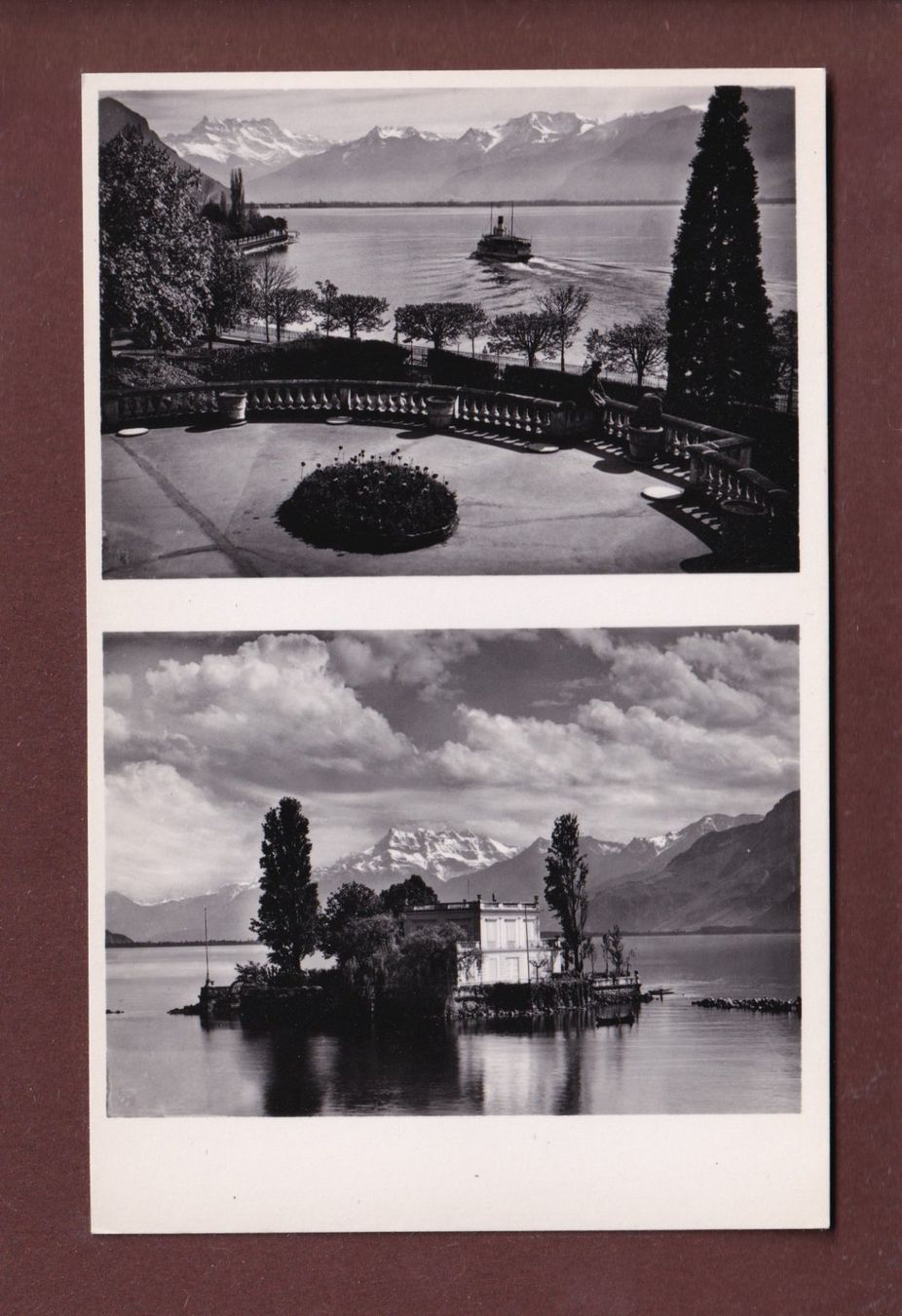 Cartoline postali: VEVEY et CLARENS – Usato da Pully venduto da nicecards