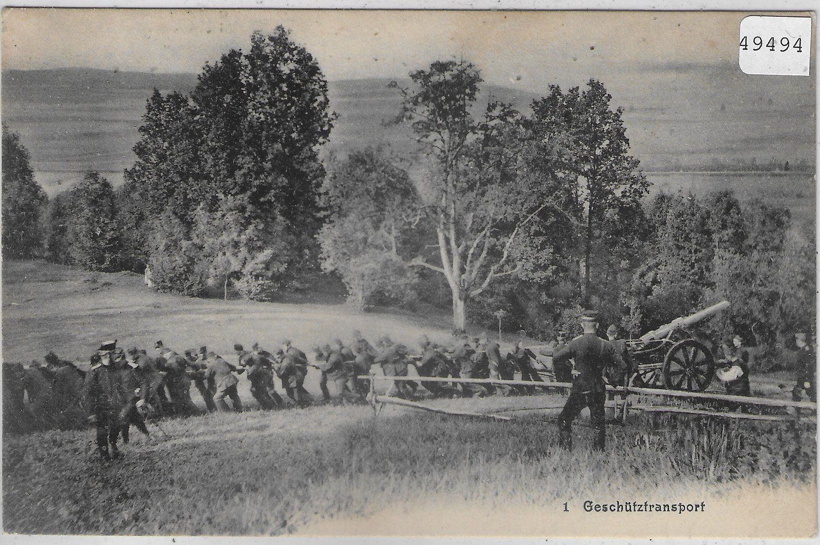 Cartoline postali: Armee Suisse - Geschütztransport – Usato da Ettingen venduto da Kartenplanet