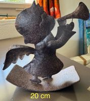 Metall Engel, Blech, Rostoptik, 20 cm, Weihnachtsdeko