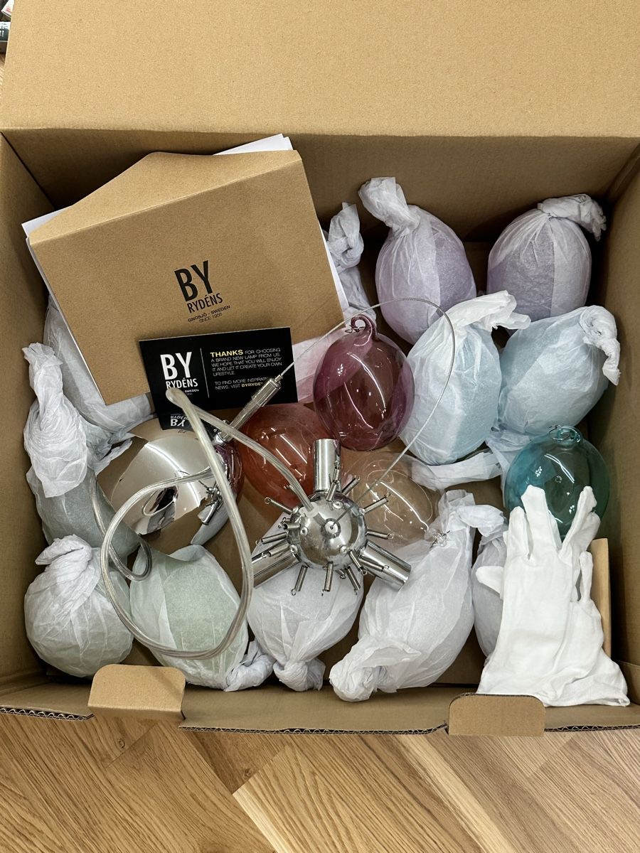 Lampadari & plafoniere: Pendellampe by Rydéns "Gross" bunt – Usato da Solothurn venduto da boomchicawahwah 3