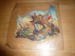 IRON MAIDEN The Trooper - SHAPE PICTURE DISC - UK 1983