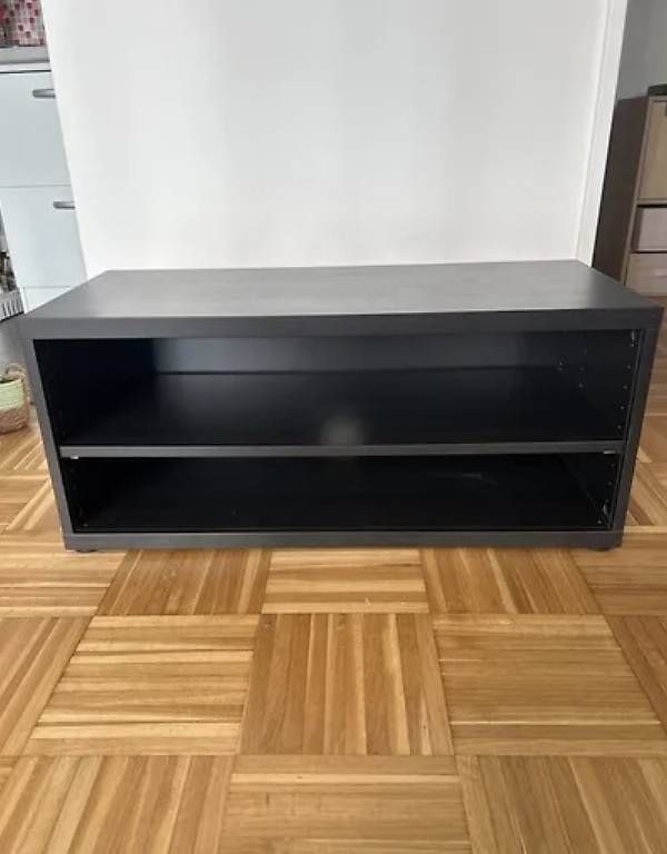 TV Möbel: Meuble IKEA TV noir – Gebraucht aus Etoy von art_w2nv