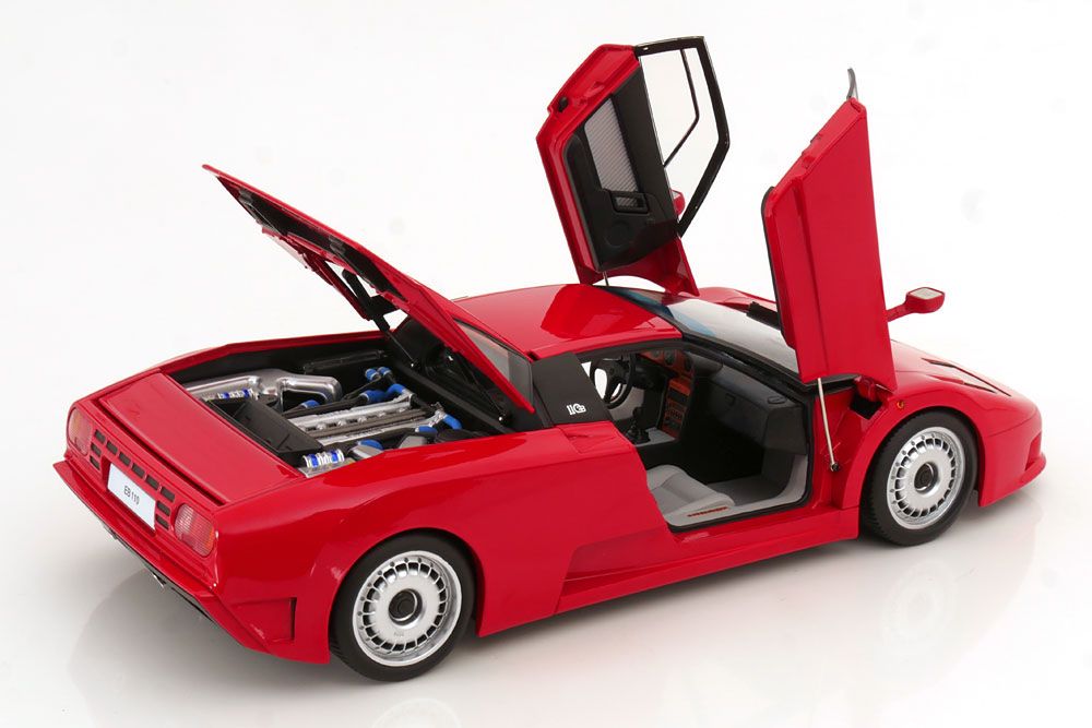 Bugatti Modellini d'auto: BUGATTI EB110 1991 ROT 1:12 KK-SCALE – Nuovo e nell'imballaggio originale da Suhr venduto da Moebelsiralfred 3