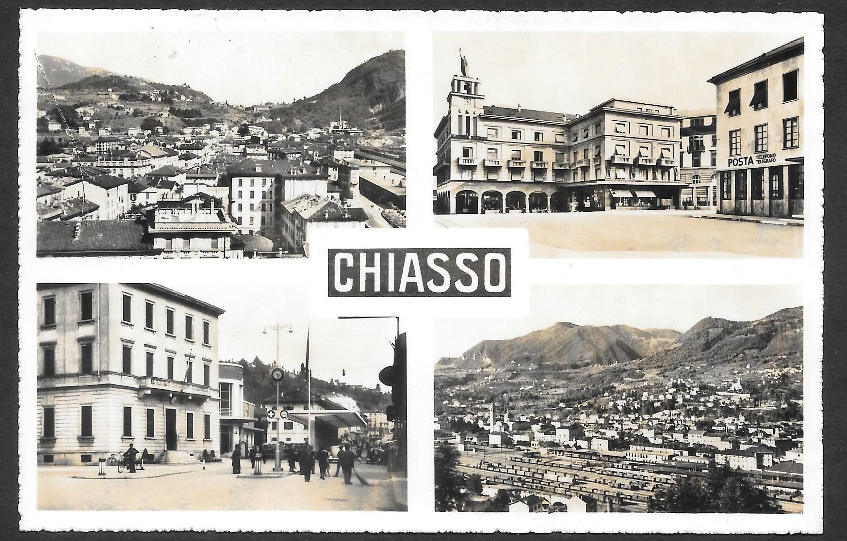 Cartes postales: Chiasso vier Bilder Zoll Post etc. – D'occasion à Olten par clotaldi