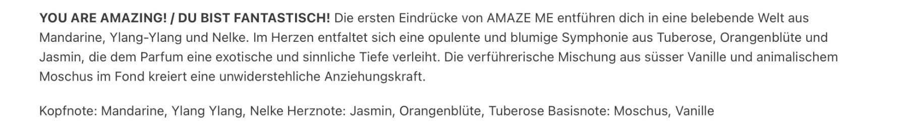 Parfum & Eau de Toilette: LR AMAZE ME Eau de Parfum Mini Vapo 5er Pack – Neu und originalverpackt aus Bronschhofen von Sommernacht03 4