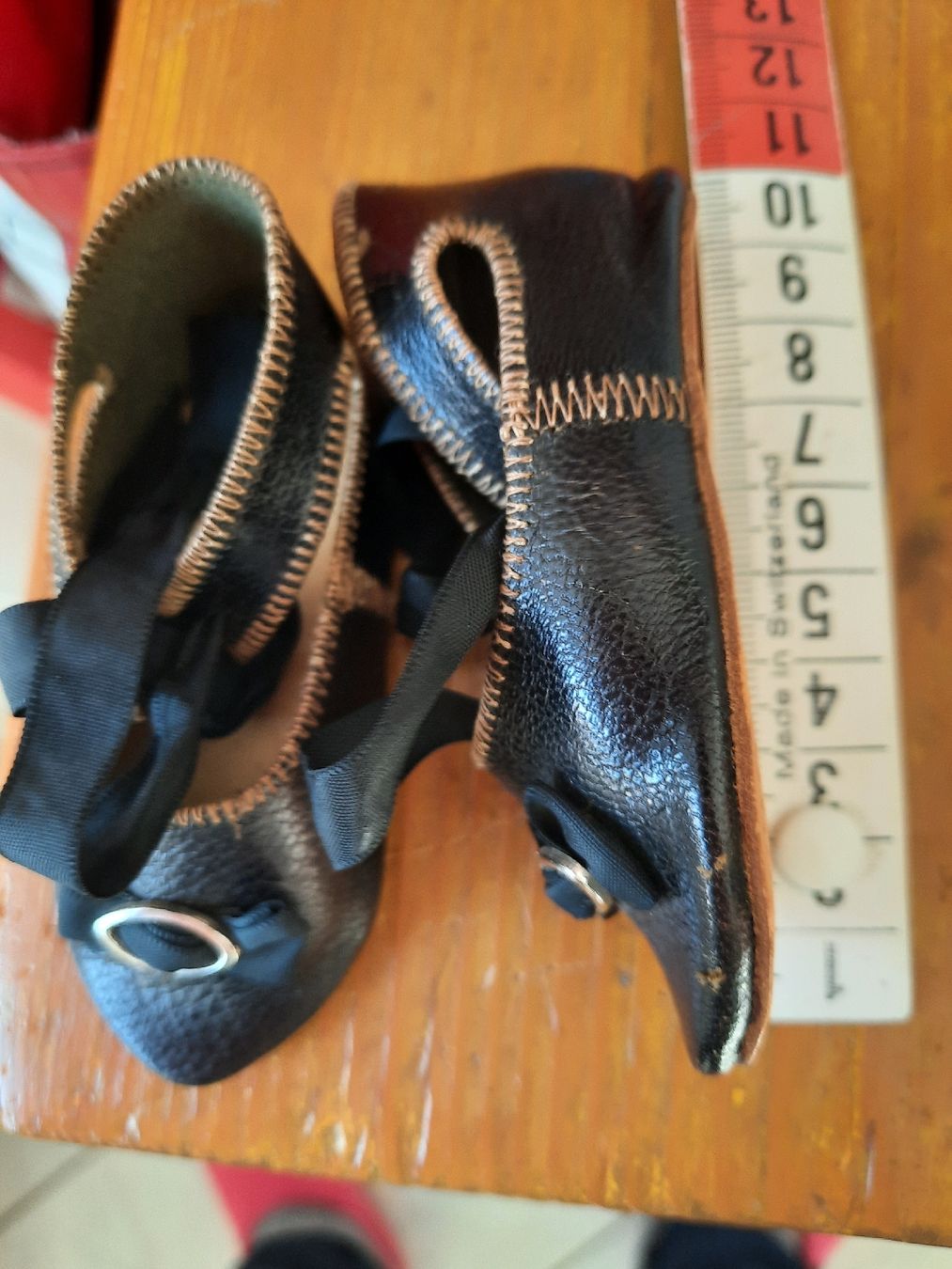 Puppen: CHAUSSURES, en CUIR, pour poupée – Gebraucht aus Le Locle von marylise01 1