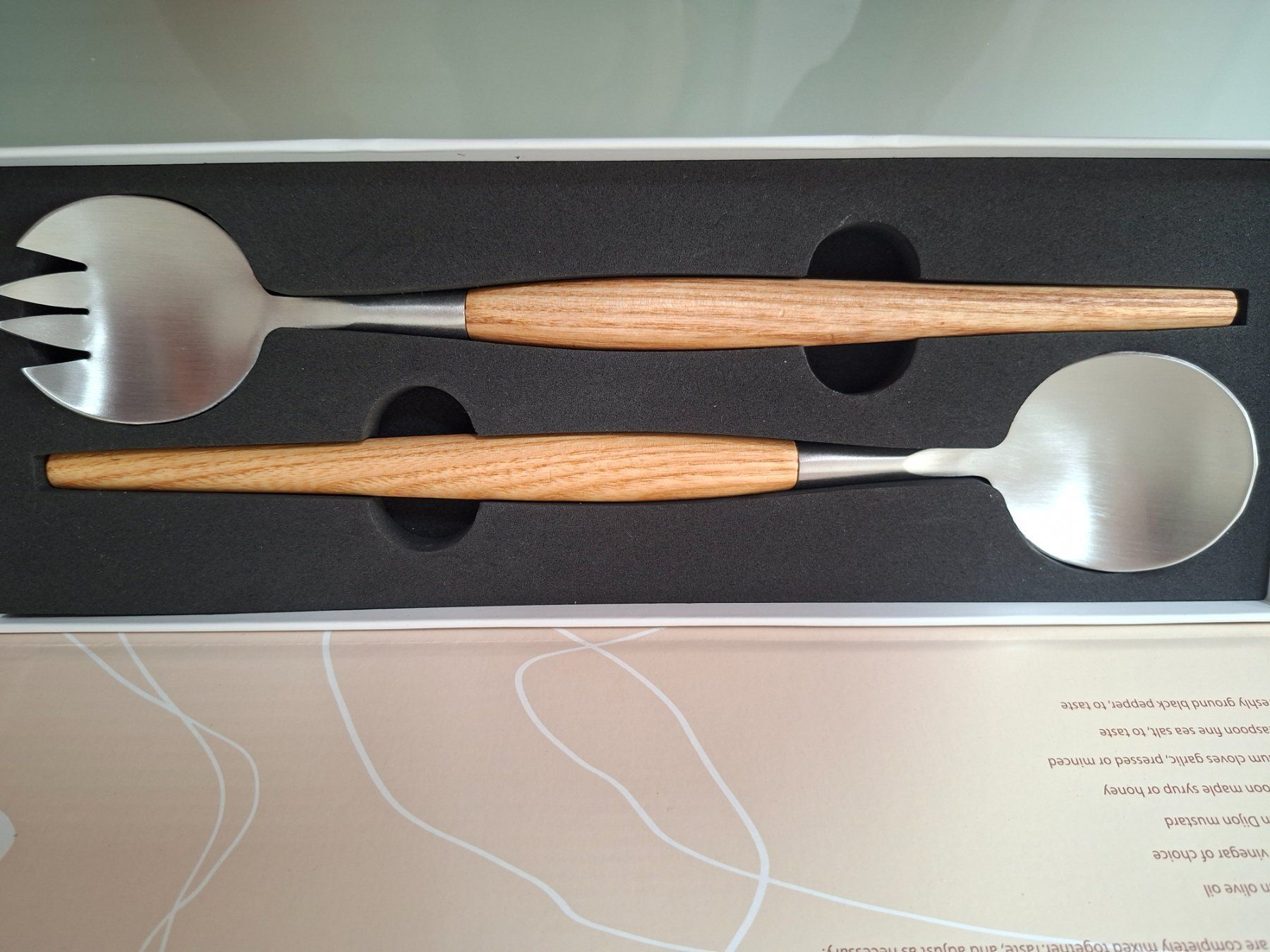 Bestecksets: Salat-/Servierbesteck Vinga, Retro, Holz – Neu (gemäss Beschreibung) aus Stäfa von Anita62 2