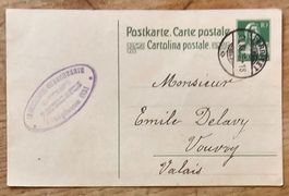 Entier postal Territet - Vouvry