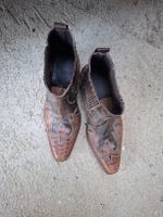 Stiefeletten Leder braun Grösse 39 Western Optik