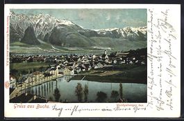 Buchs, Teilansicht mit Werdenberger See