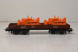 offener Güterwagen mit Bagger Märklin HO/AC ohne OVP