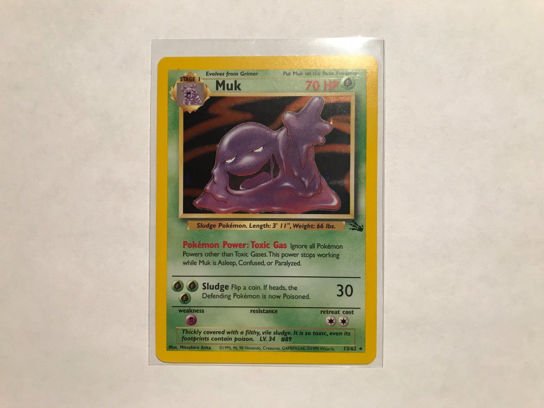 Pokémon Carte collezionabili: Muk holo Fossil – Nuovo (secondo la descrizione) da Hagendorn venduto da Pokecollectorch