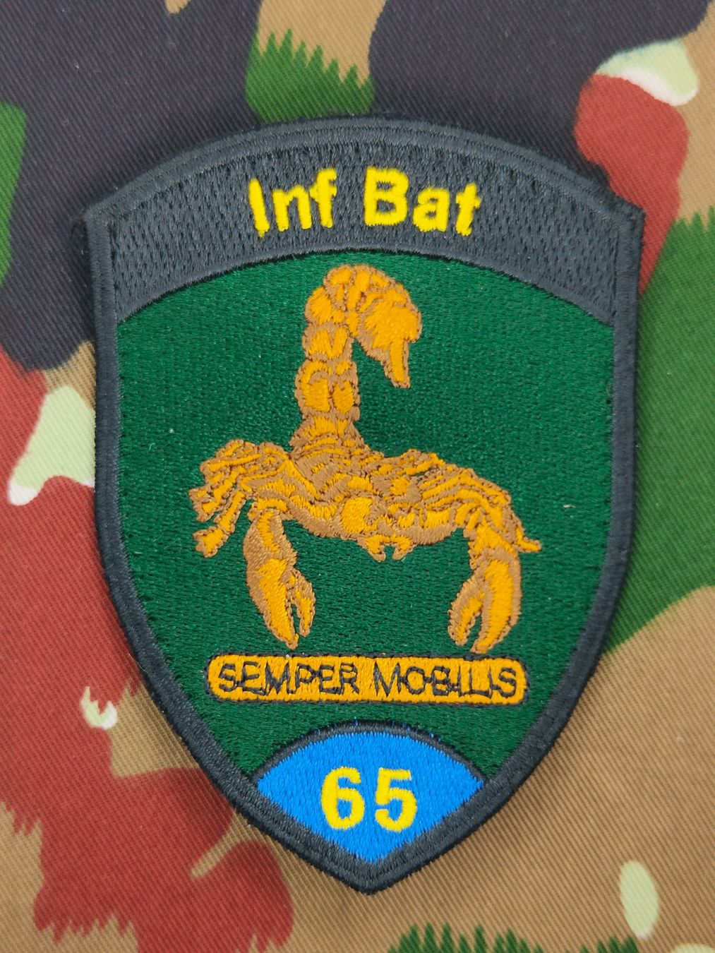 Schweizer Armee Placchette & Badge: Verbandsabzeichen Inf Bat 65 Kp 4 – Usato da Bauma venduto da SwissMilitaria