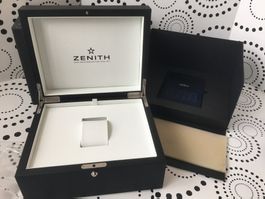 ZENITH ORIG. - BIG WATCH CASE BOX ECRIN - SCHACHTEL - NEW !