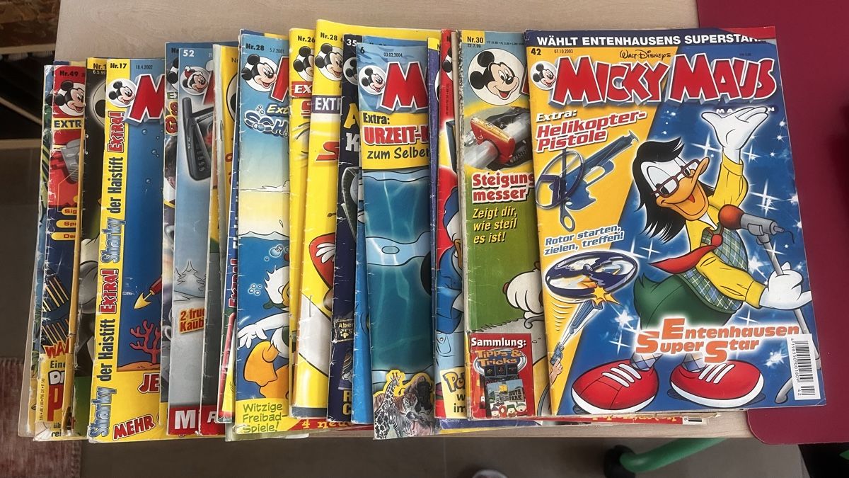 Comics: 25 Micky Mous Hefte über 25 Jahre alt – Gebraucht aus Holziken von Bibli05