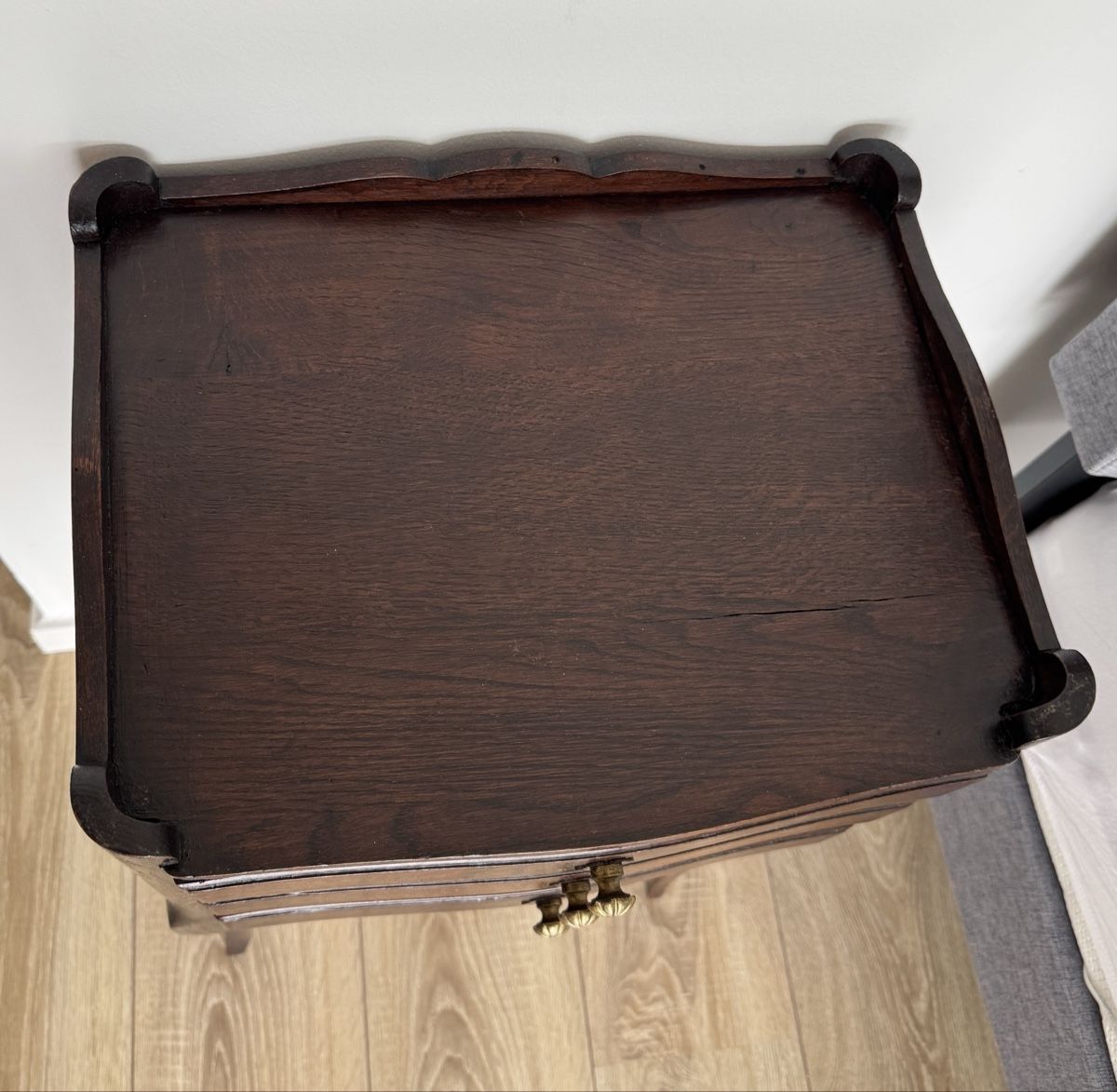 Alle Dekorationen: Vintage Holz Nachttisch  – Gebraucht aus Binningen von Eldissa 1