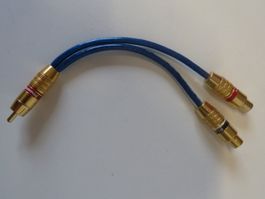 PHOENIX GOLD Y Chinch Adapter-Kabel  15cm