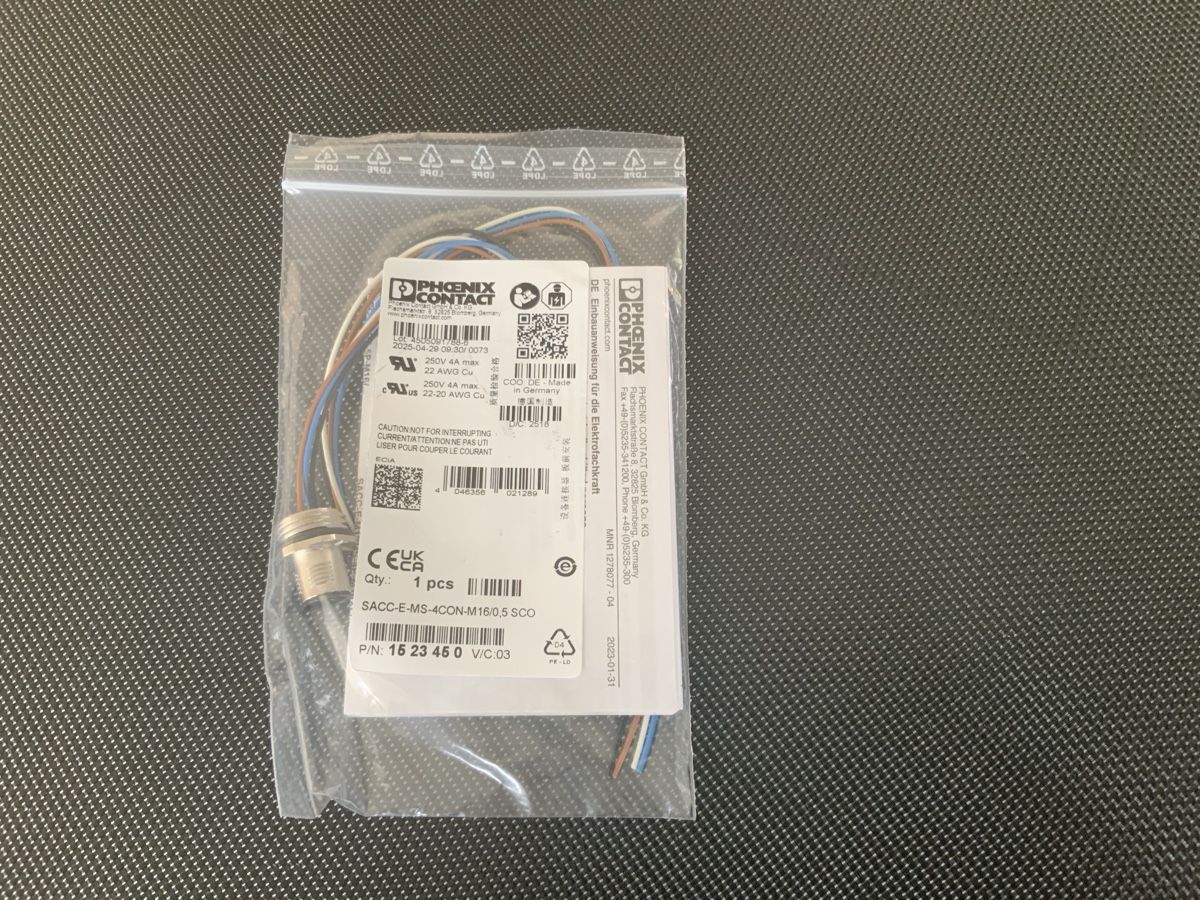 Phoenix Contact Componenti elettronici: M12 Sensor Einbaustecker, 4-polig, Phoenix Contact - 10 Stk. – Nuovo e nell'imballaggio originale da Rain venduto da Flick7