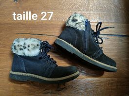 Chaussures hiver cuir marque André 