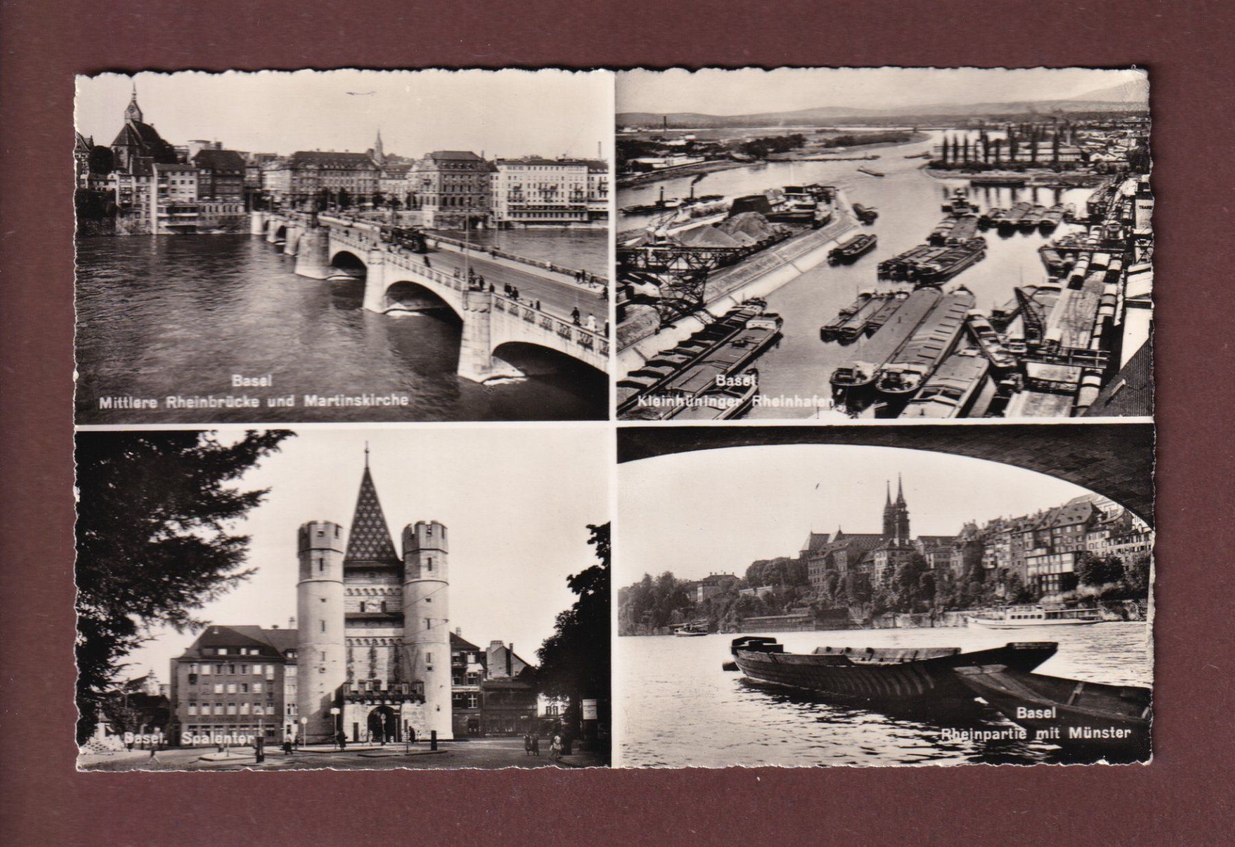 Cartes postales: BASEL - 4 Bilder – D'occasion à Pully par nicecards-shop