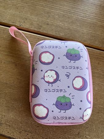 Aufbewahrungstasche mit Reissverschluss Schmetterling Motiv 