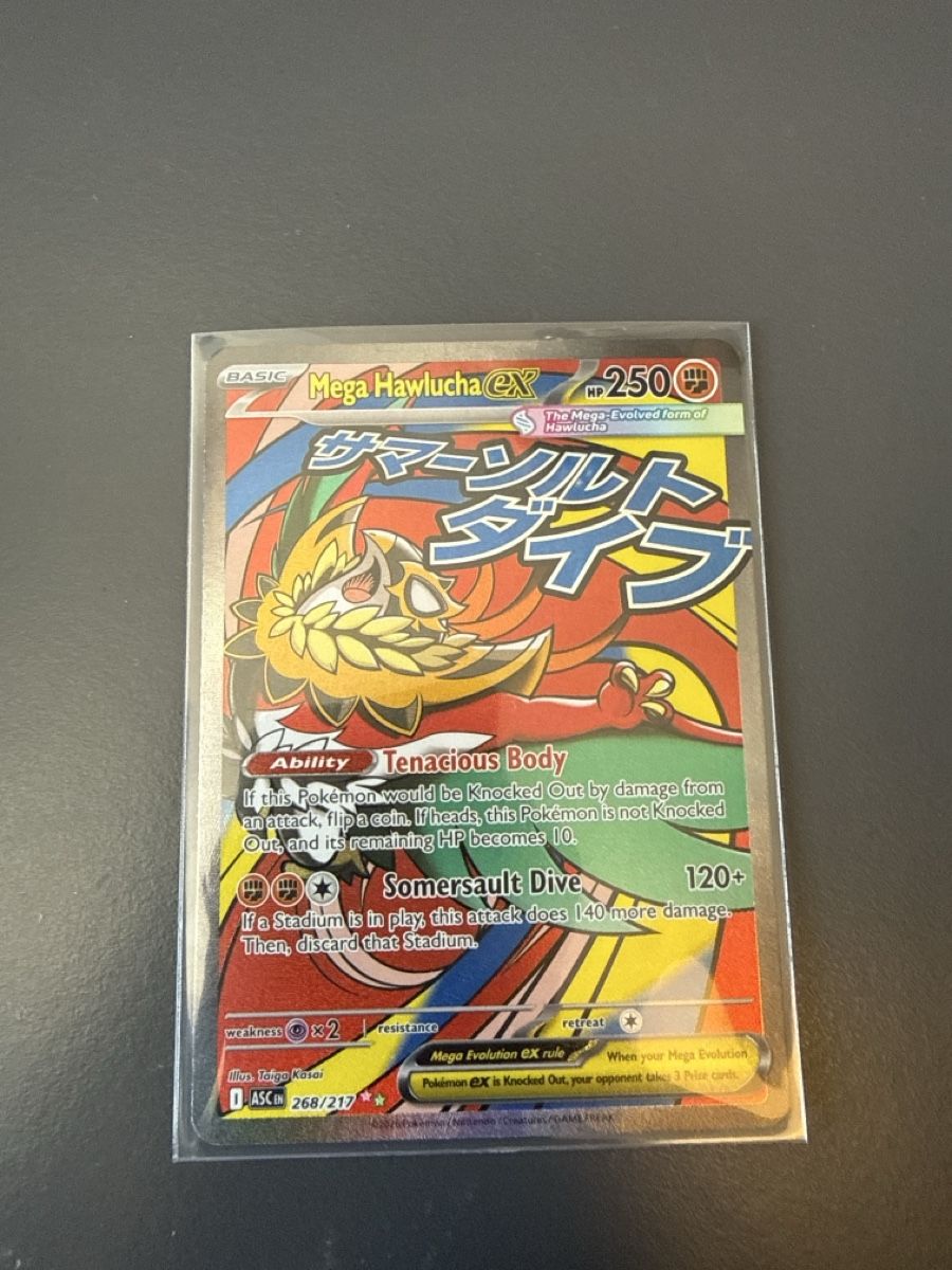 Cartoline: Carte Pokémon Mega Hawlucha EX mint  268/217  – Nuovo (secondo la descrizione) da Vuarrens venduto da ris_6gyv
