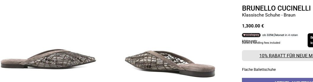 Brunello Cucinelli Damenschuhe: Brunello Cucinelli Mules 38 – Gebraucht aus Collonges von Auganien 1