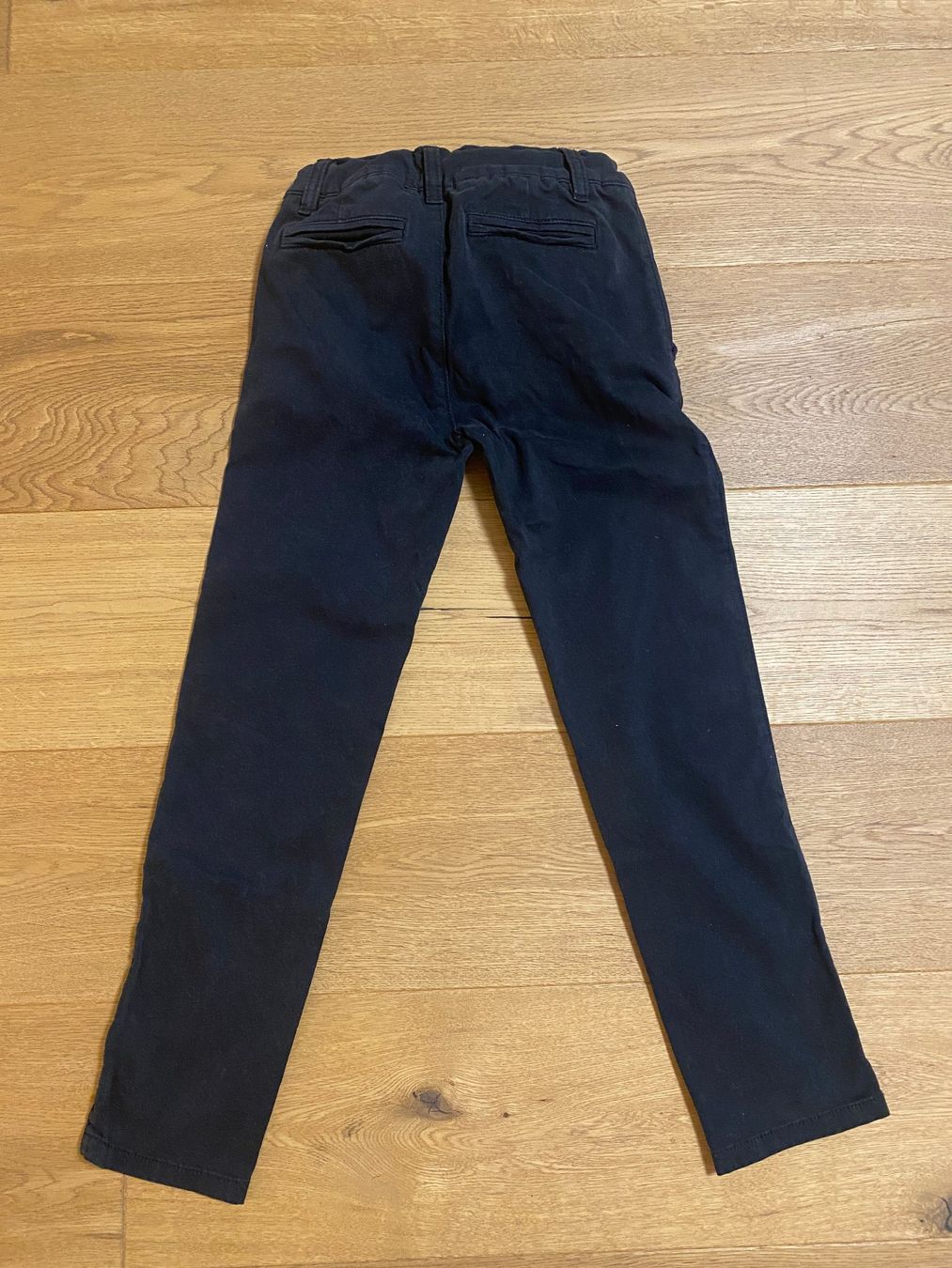 S.Oliver Pantaloni: Chinohose, sOliver, schwarz,  Gr. 134 – Usato da Oberkirch LU venduto da HubRen 2
