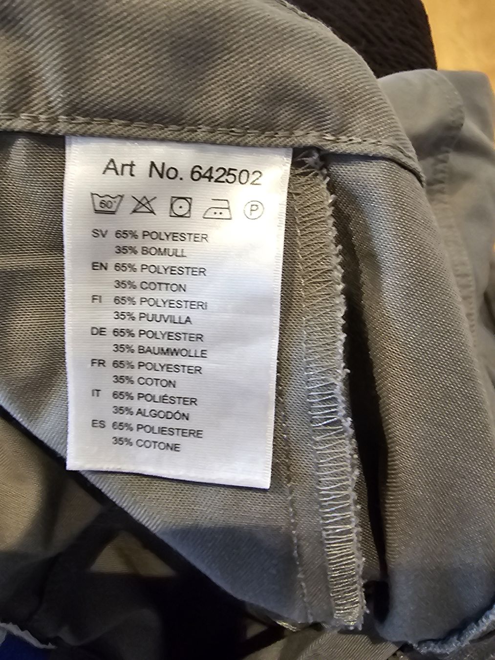 Pantaloni: PROJOB Zip-Off Arbeitshose, Gr. C56, Grau – Usato da Sirnach venduto da windrad65 4