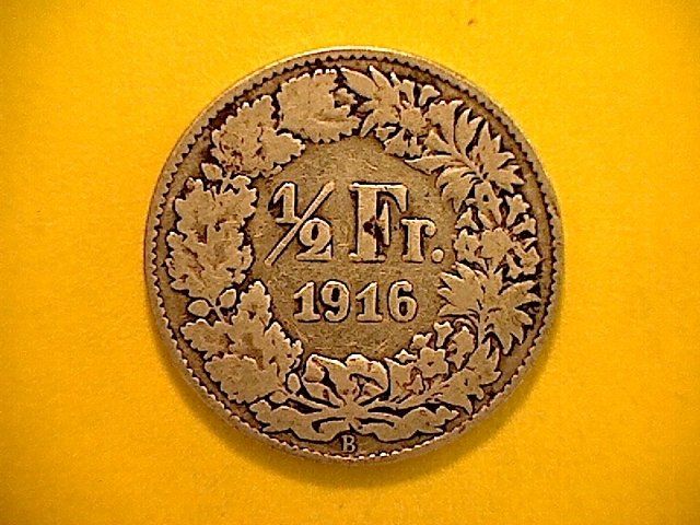 Tutti le monete: 50 Rp. 1916 – Usato da Buchs AG venduto da Ged8